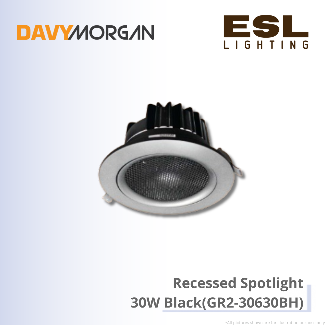 DAVYMORGAN Adjust Recessed Light Round 30W - GR2-30630BH