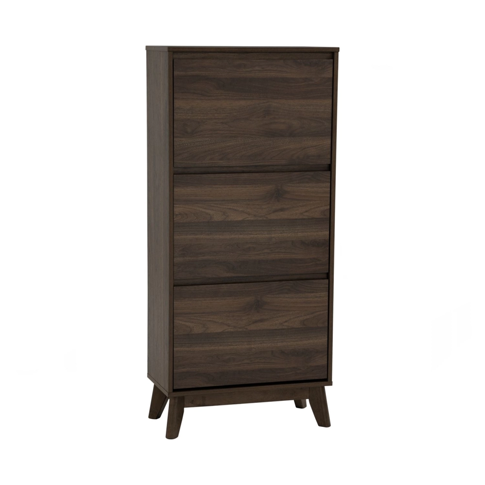 Hirado Low Shoe Cabinet (Walnut)