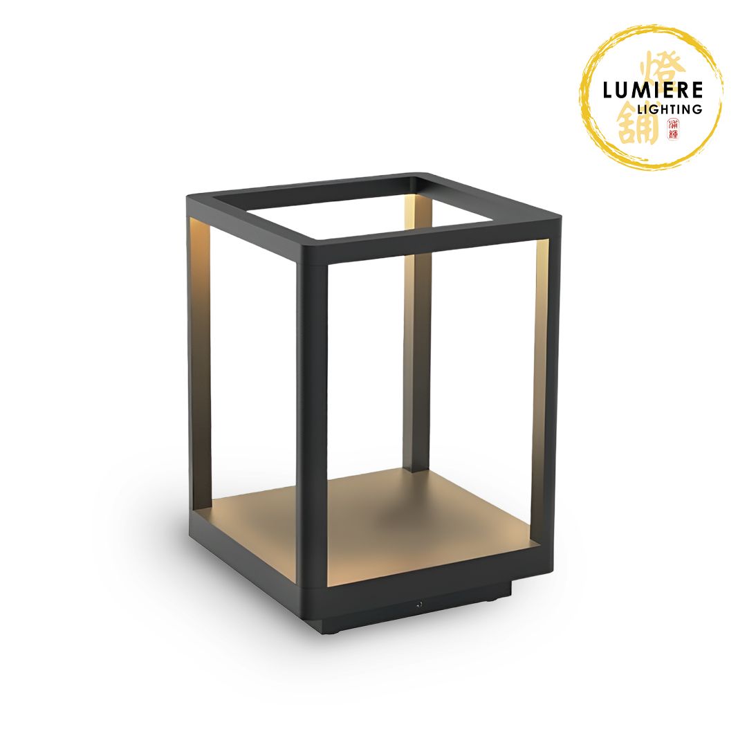 Post Modern Outdoor Minimalist Gate Light (W180mm X H180mm) Solar Light ...