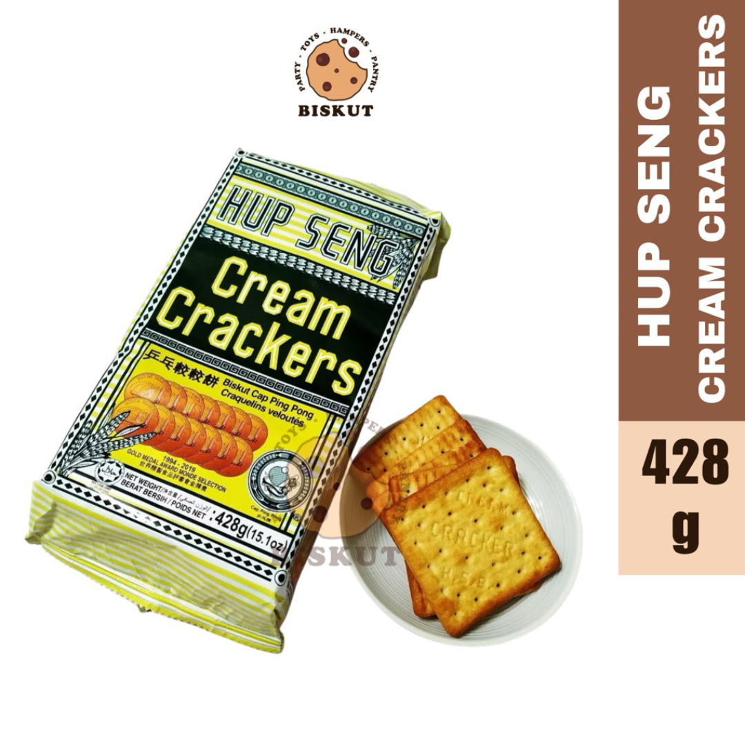 Hup Seng Cream Cracker 428g / Biskut Cap Ping Pong (Ship Out As Usual)