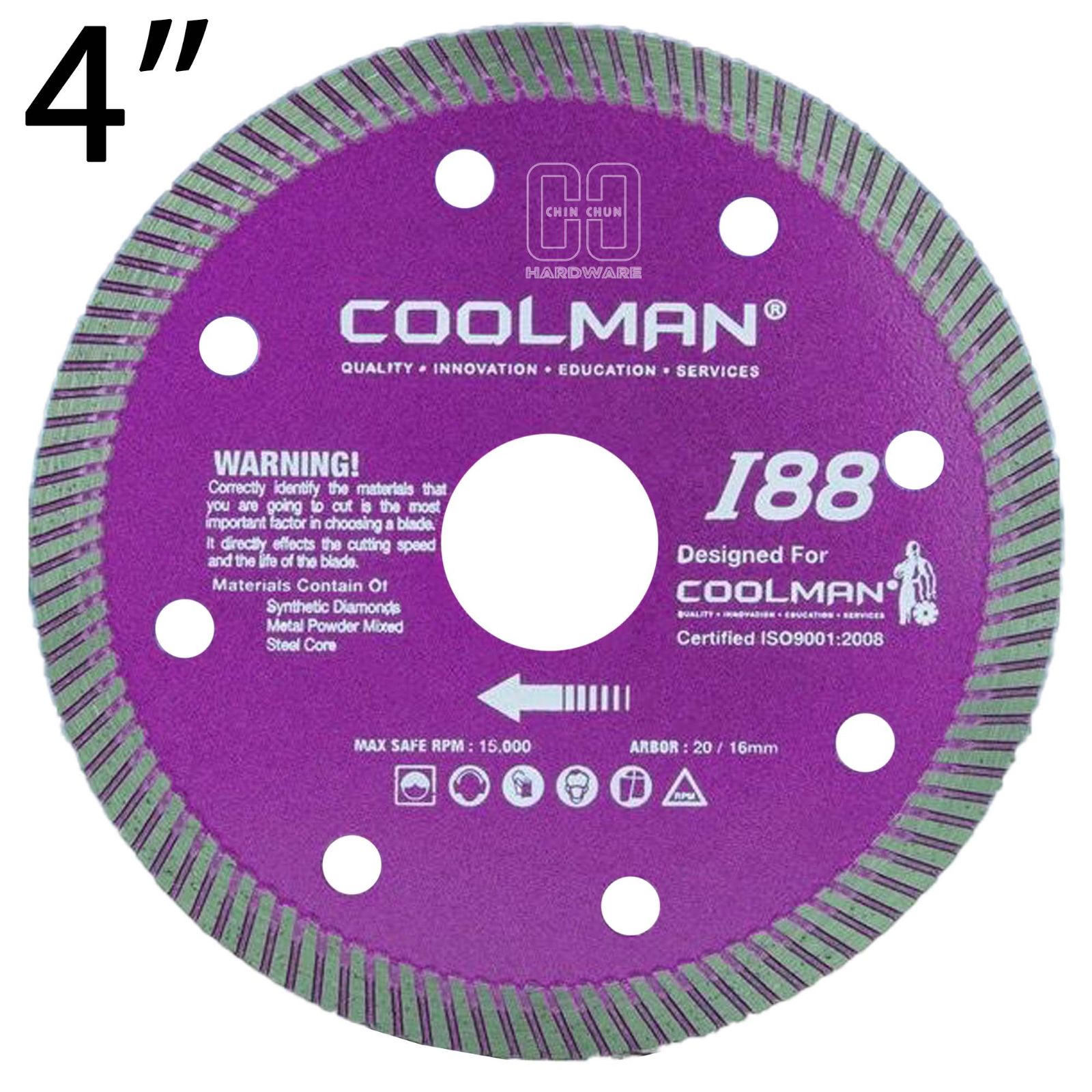 COOLMAN I88 THIN TURBO BLADE 1.2MM SUPREME 4"