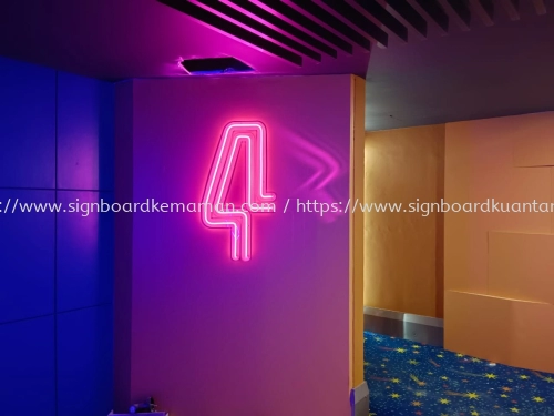 AE CINEMA INDOOR LED NEON SIGNAGE SIGNBOARD AT BERJAYA MEGAMALL KUANTAN PAHANG MALAYSIA