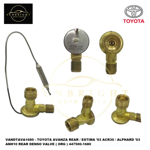 VANDTAVA1680 - TOYOTA AVANZA REAR / ESTIMA '03 ACR30 / ALPHARD '03 ANH10 REAR DENSO VALVE ( ORG ) 447500-1680