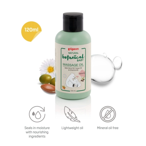 PIGEON NATURAL BOTANICAL BABY MASSAGE OIL ( 120ML )