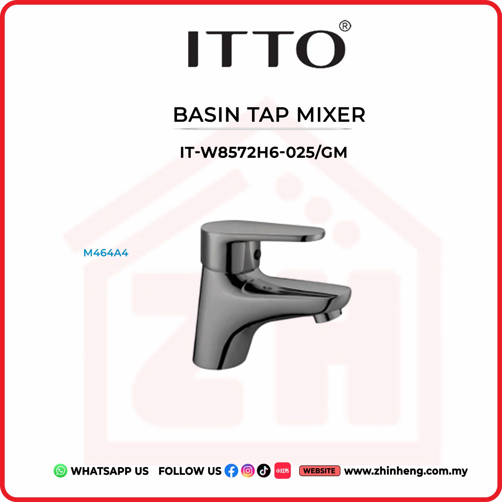 ITTO BASIN TAP MIXER  IT-W8572H6-025/GM
