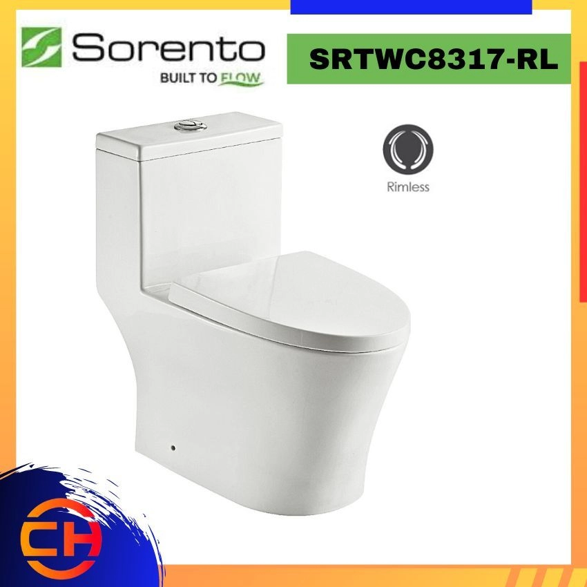 SORENTO ONE PIECE WATER CLOSETS SRTWC8317 - RL 