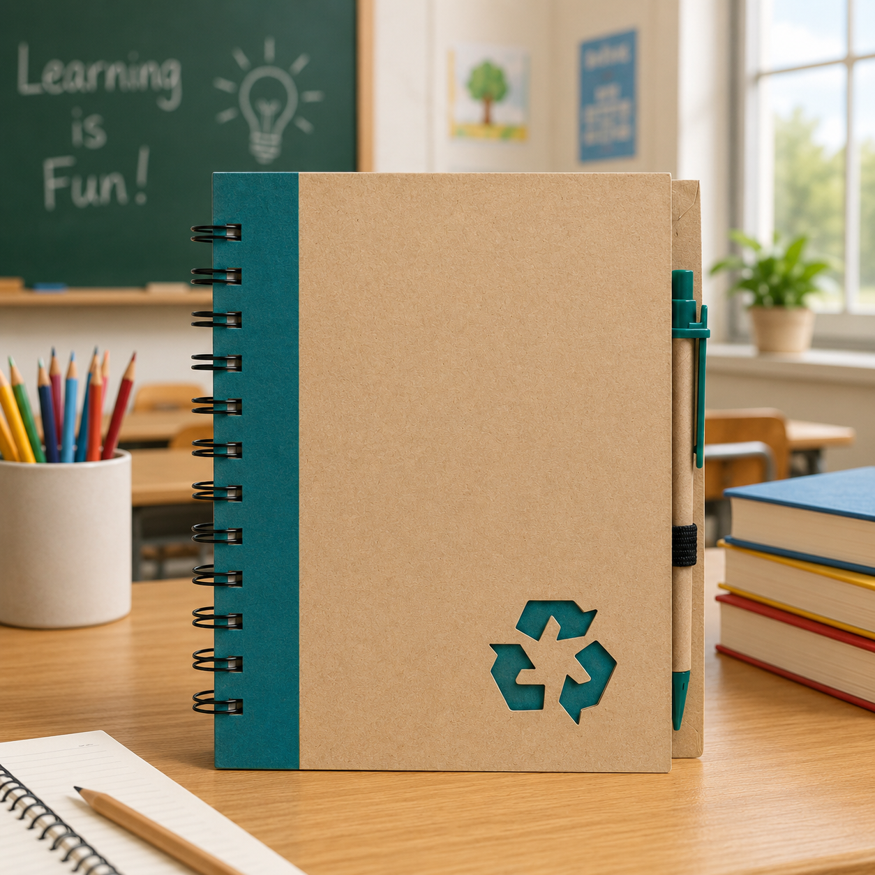 Eco A5 Notebook with Pen 0104