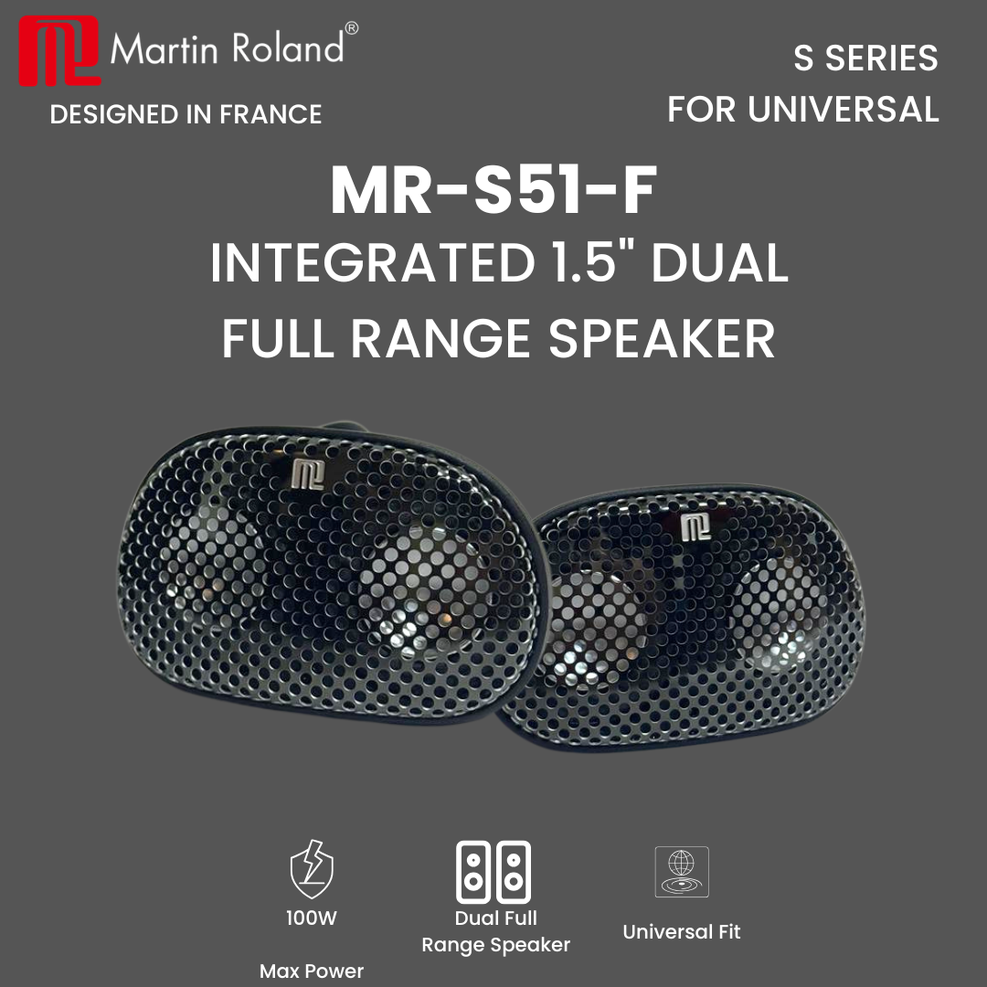 MARTIN ROLAND MR-S51-F UNIVERSAL INTEGRATED 1.5" DUAL FULL RANGE SPEAKER