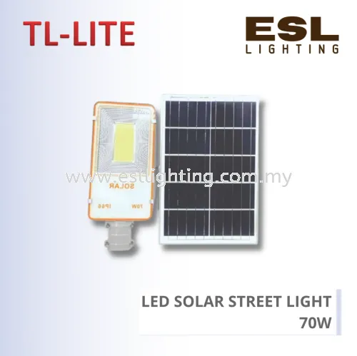 TL-LITE SOLAR LIGHT - LED SOLAR STREET LIGHT - 70W