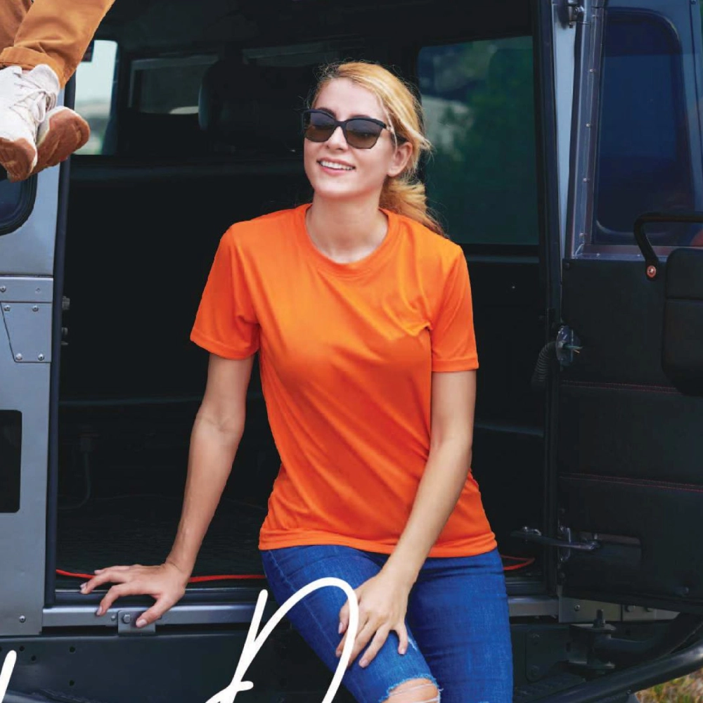OREN SPORT QD56 Quick Dry Fine Interlock Microfiber T-Shirt