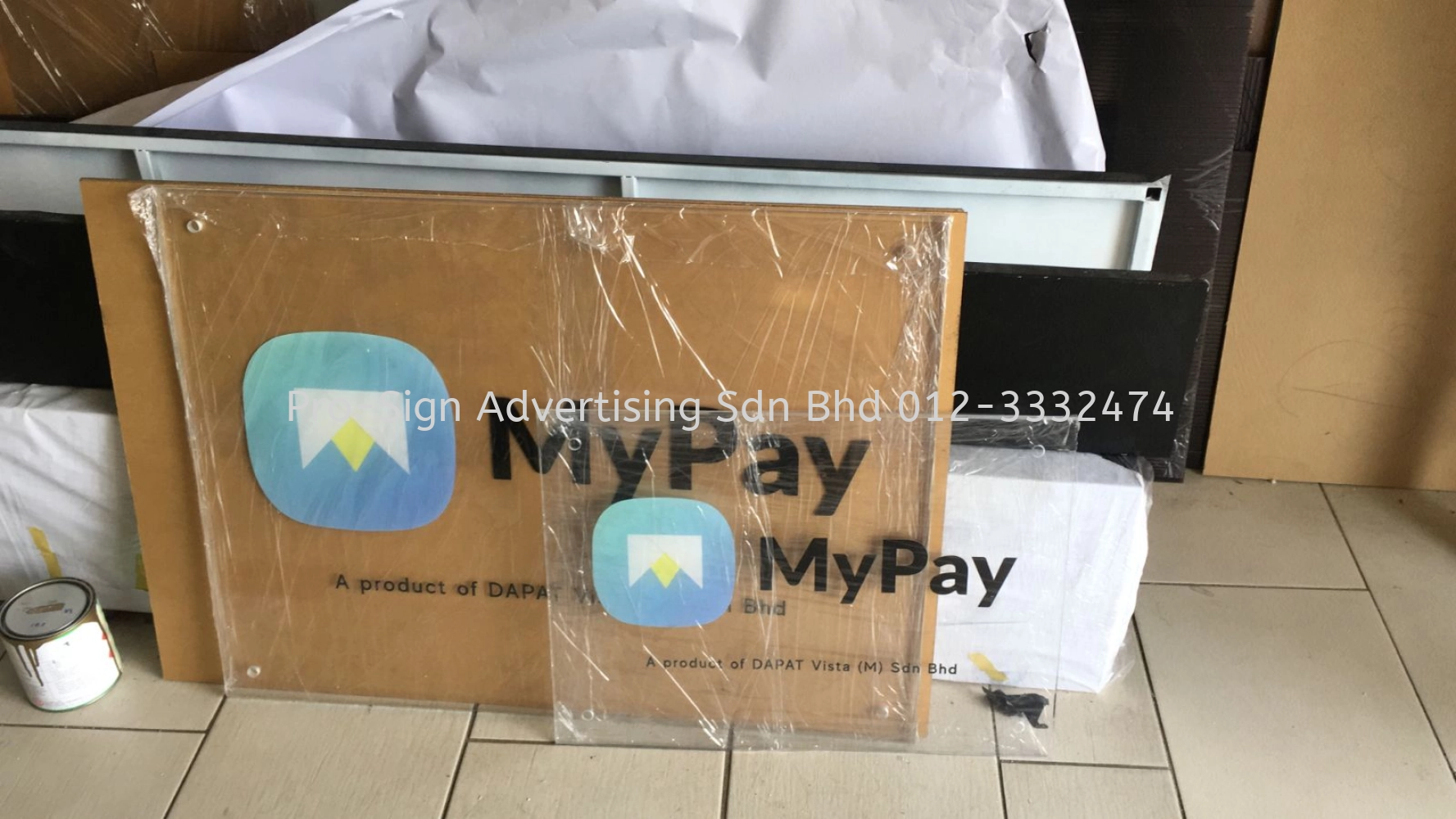 3D ACRYLIC PANEL (MYPAY, PJ, 2019)