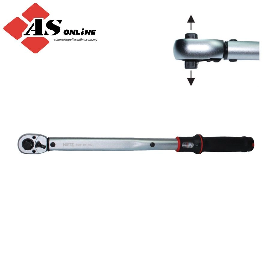 3/8" Dr. 2 Way Torque Wrench 8-35 FT.LB 10-50Nm / Model: TZ50038801