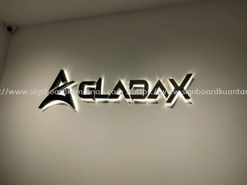 AGLADAX INDOOR 3D LED EG BOX UP BACKLIT LETTERING SIGNAGE SIGNBOARD AT DUNGUN TERENGGANU MALAYSIA