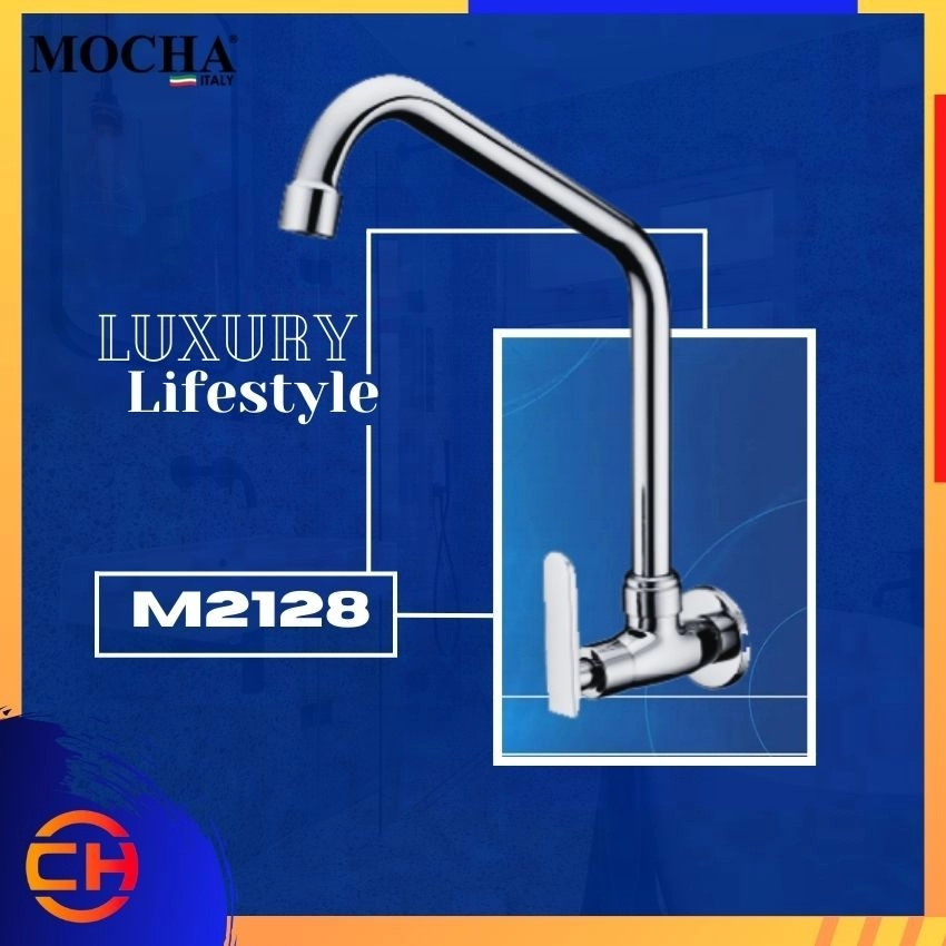 MOCHA  Wall Mounted Kitchen Faucet (Brass) M2128