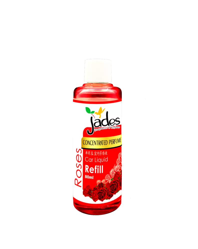 Jades Concentrated Liquid Perfume 80ml - Roses (Air Freshener Car)