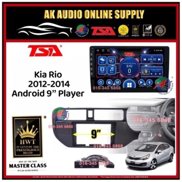 [ MTK 2+32GB ] TSA Kia Rio 2012 - 2014 Android 9'' inch Car player Monitor