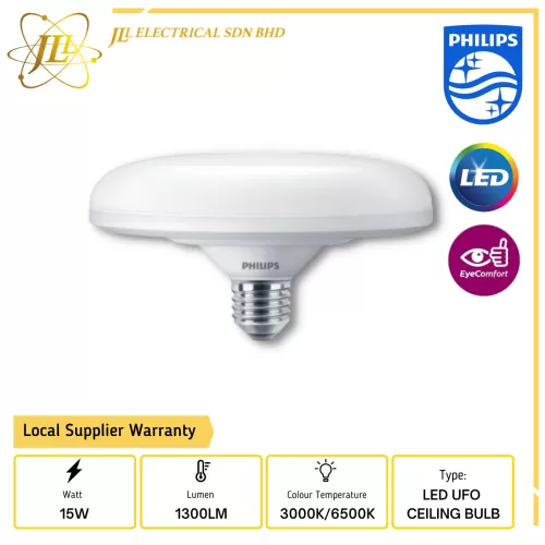 PHILIPS 15W 220-240V E27 EYE COMFORT LED UFO CEILING BULB [3000K/6500K]