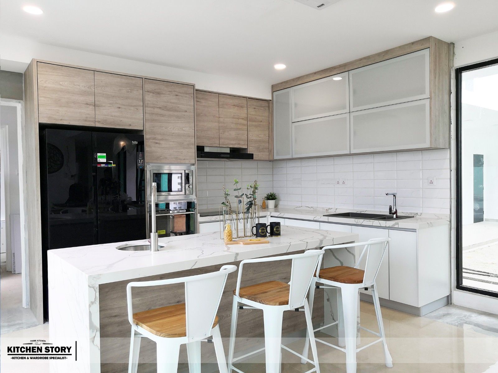 Bertam Lakeside Residence - Kitchen Cabinet & Island Cabinet Portfolio | Kepala Batas, Penang
