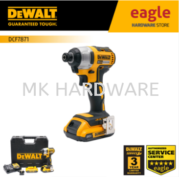 DeWALT CORDLESS IMPACT DRIVER 20V Max Brushless Dreamliner Impact Driver DCF7871D2