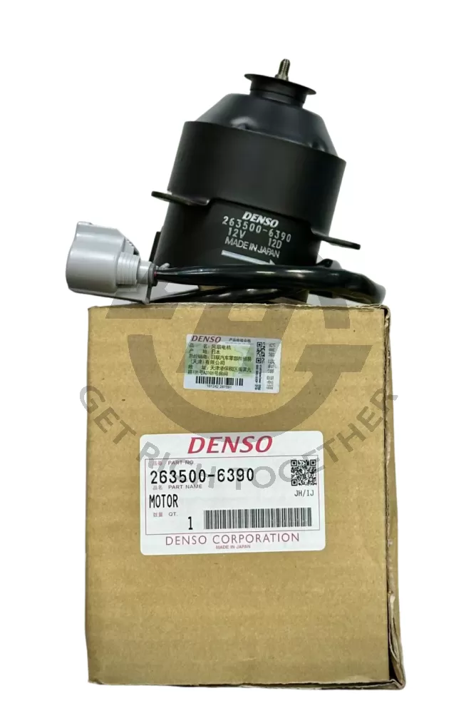 DENSO FAN MOTOR 263500-6390 FOR TOYOTA  Alphard (MNH10W MNH15W) LEXUS ES300 OEM 16363-20250 16363-20200 16363-0V050 16363-0V060