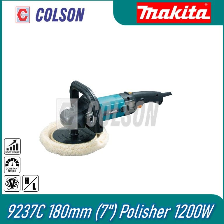 MAKITA 9237C 180mm (7") Polisher 1200W