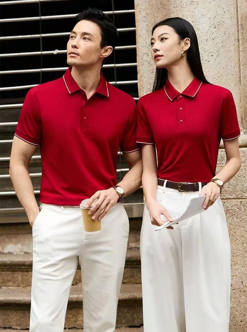 Premium Custom Collar T-Shirt | Corporate Polo Shirt | Uniform Polo Tee | Custom Logo Embroidery & Printing