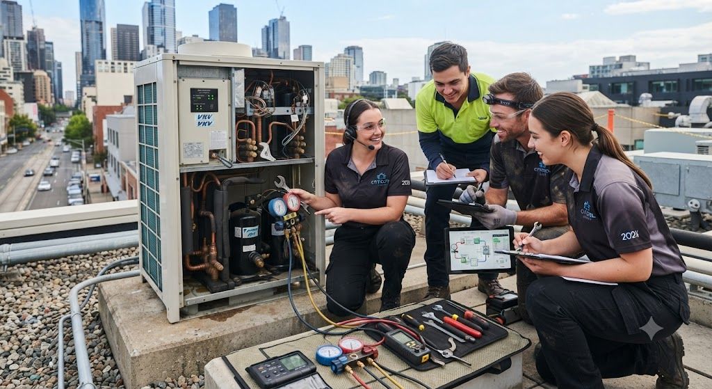 VRV system maintenance training