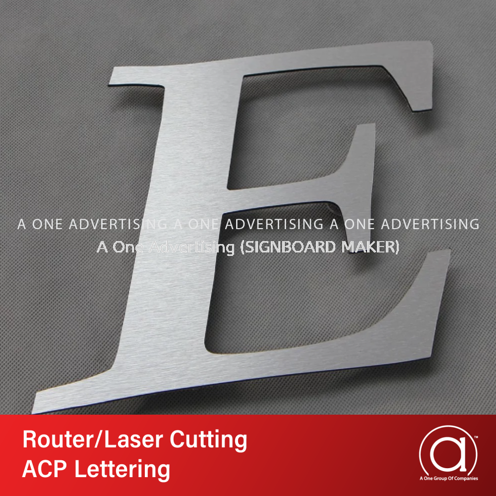 Laser/Router Cutting - ACP Lettering Signboard & Signage LED Lightbox ...