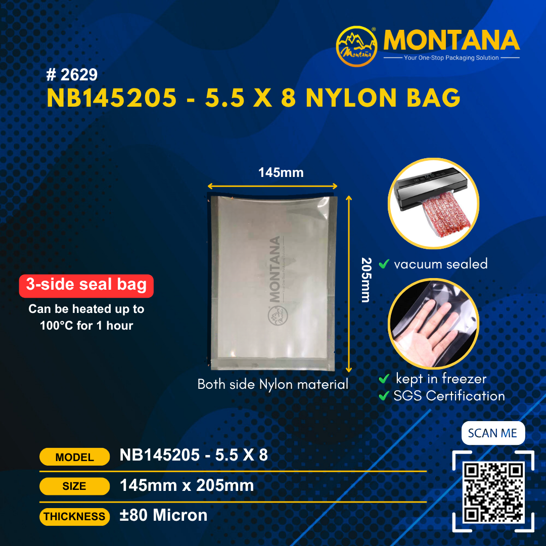 (2629) NB145205 - 5.5 x 8 NYLON BAG