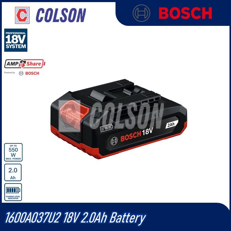 BOSCH 1600A037U2 GBA18V-20 18V 2.0Ah Battery
