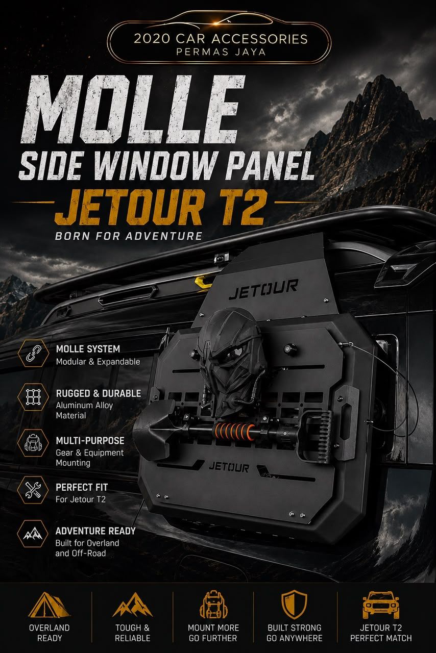 JETOUR T2 MOLLE SIDE WINDOW PANEL