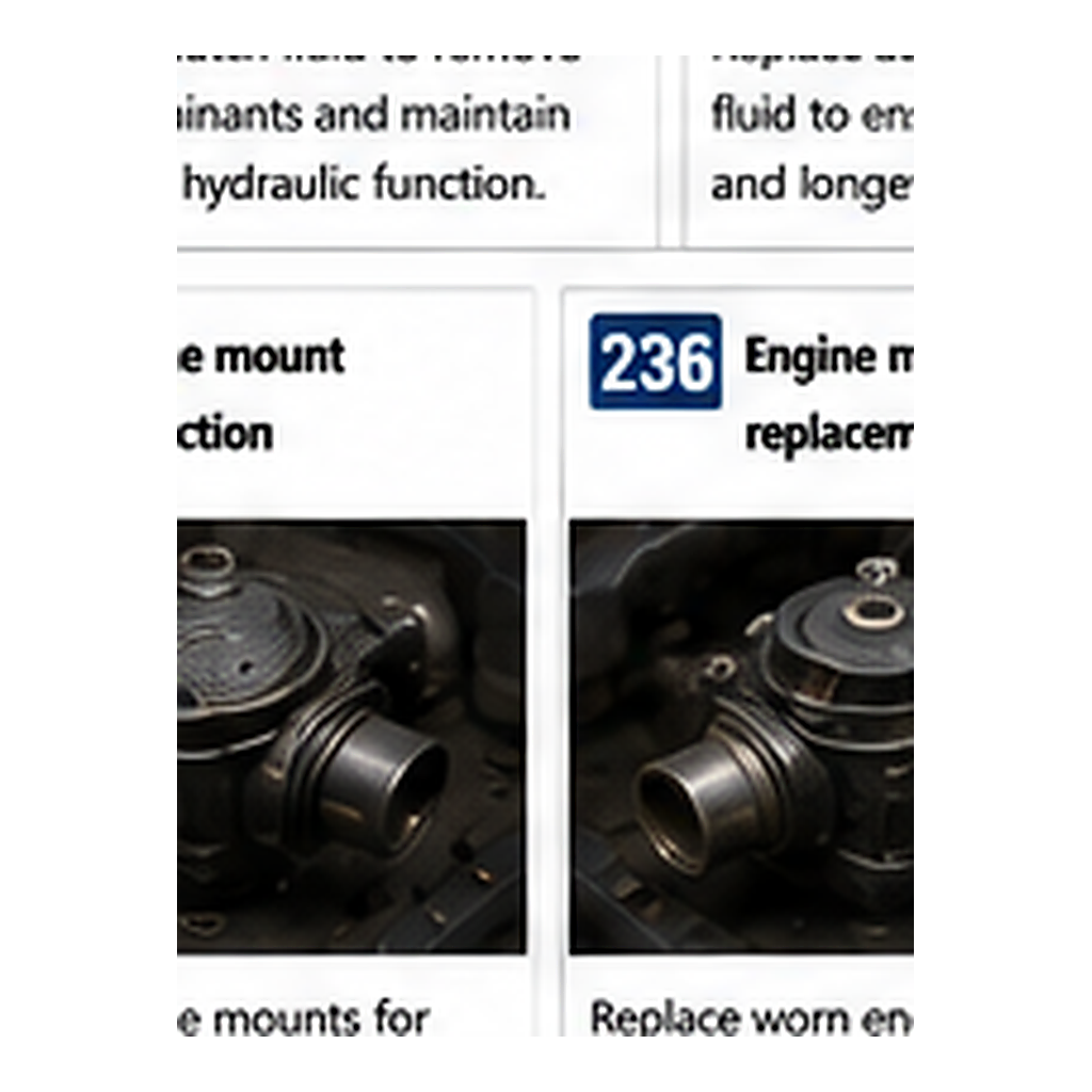 Engine Mount Inspection