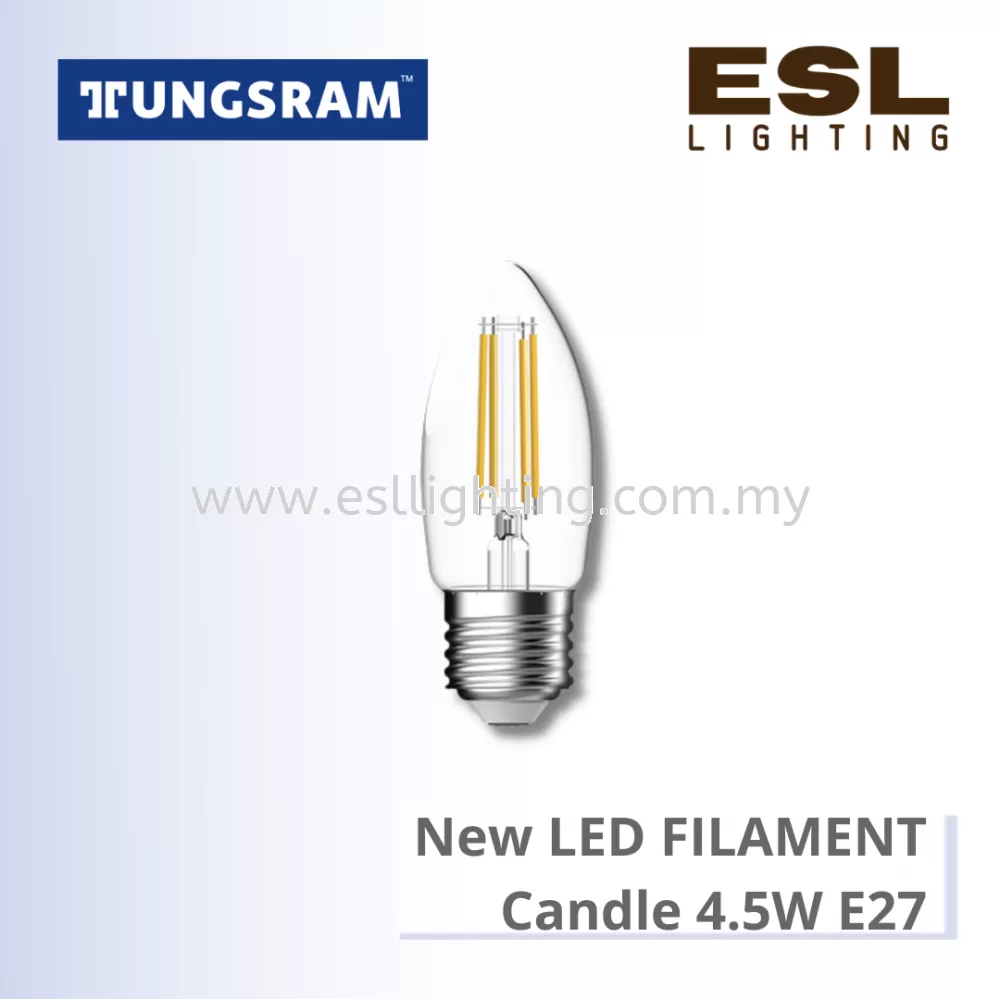 TUNGSRAM LED BULB - NEW LED FILAMENT E27 4.5W - 93118070 / 93118072