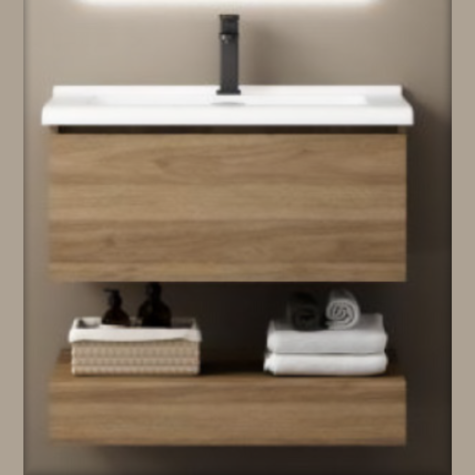 Main Cabinet With Basin #BA-HMC12-600