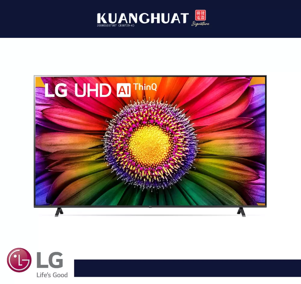 LG UR80 86 inch 120Hz HDR10 4K UHD Smart TV (2023) 86UR8050PSB