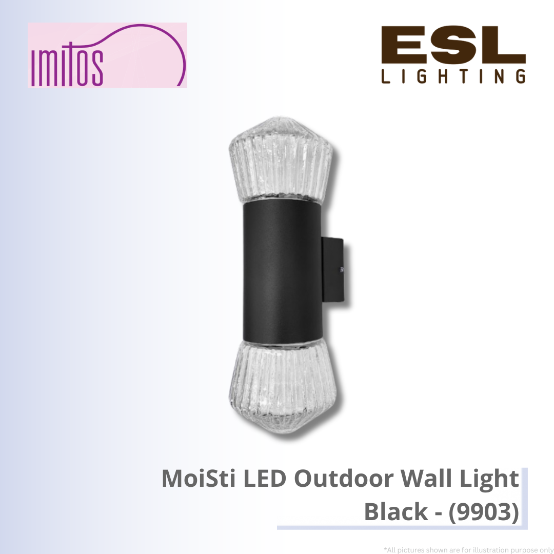 IMITOS MoiSti LED Outdoor Wall Light Black - 9903