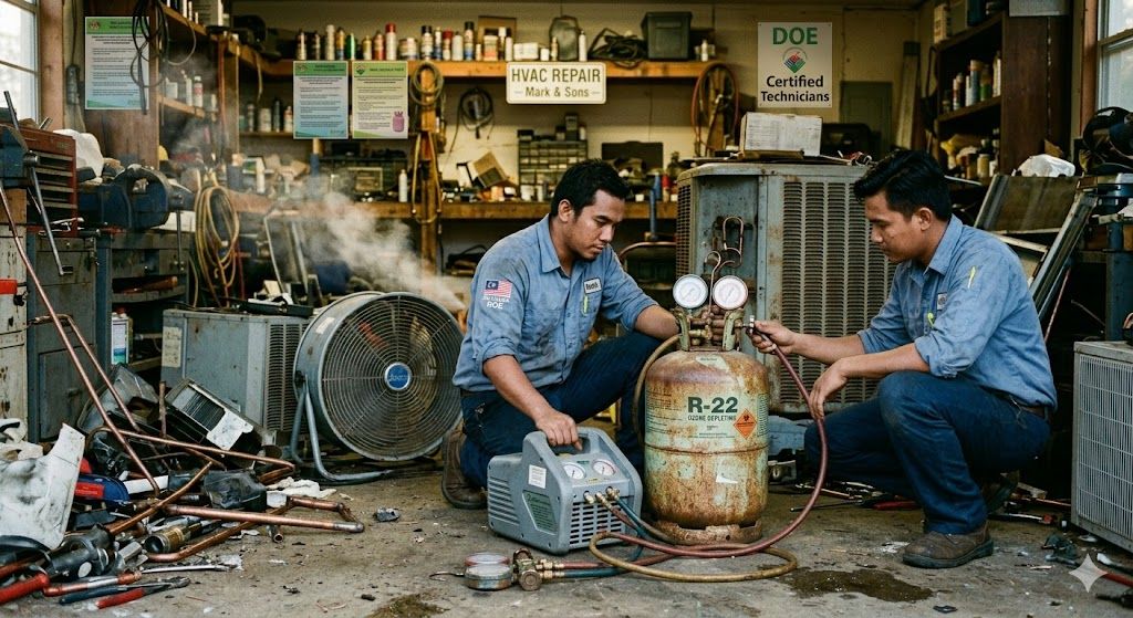 hazardous refrigerant handling Malaysia DOE