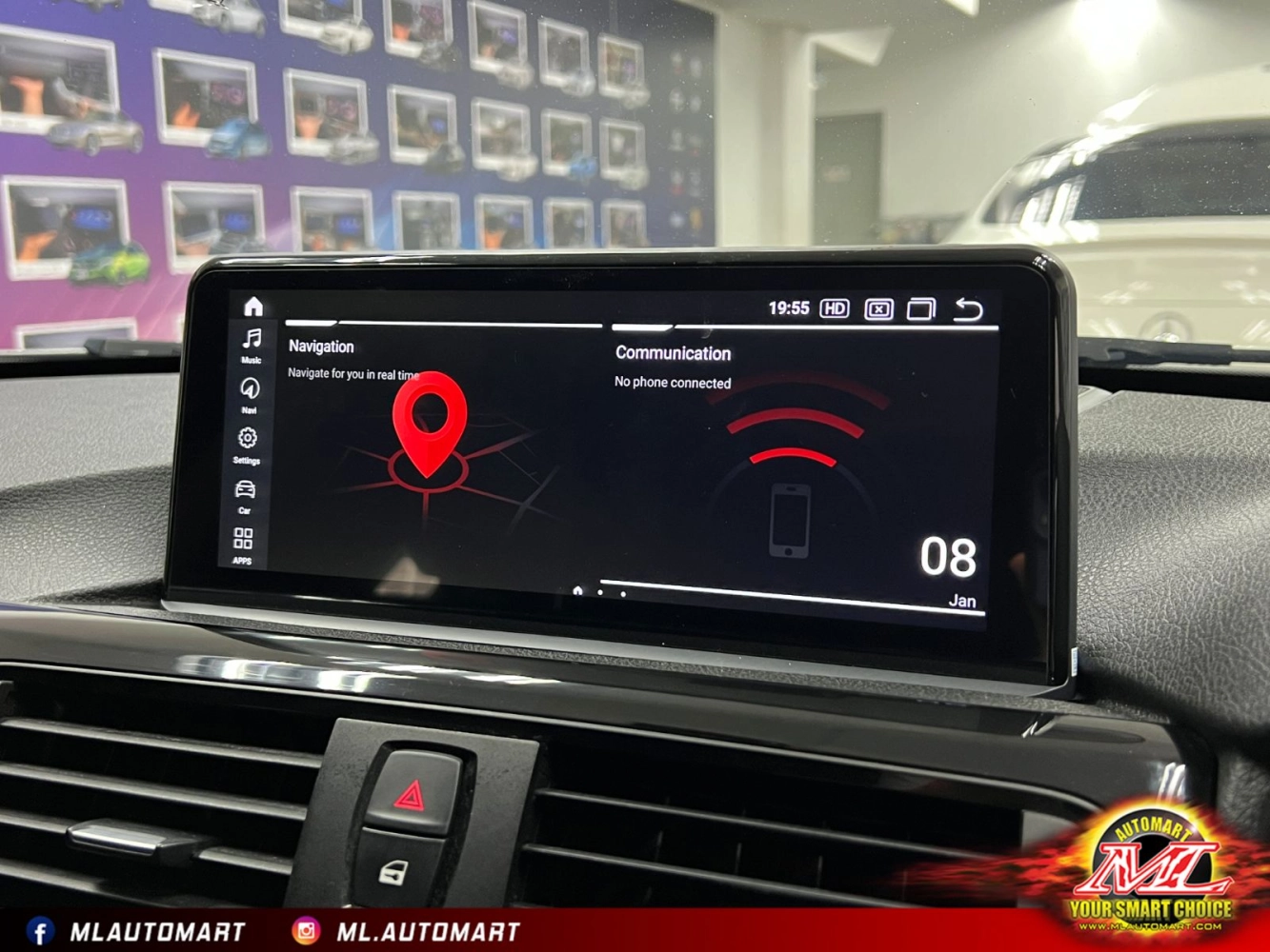 BMW 3 Series F30 Android Monitor