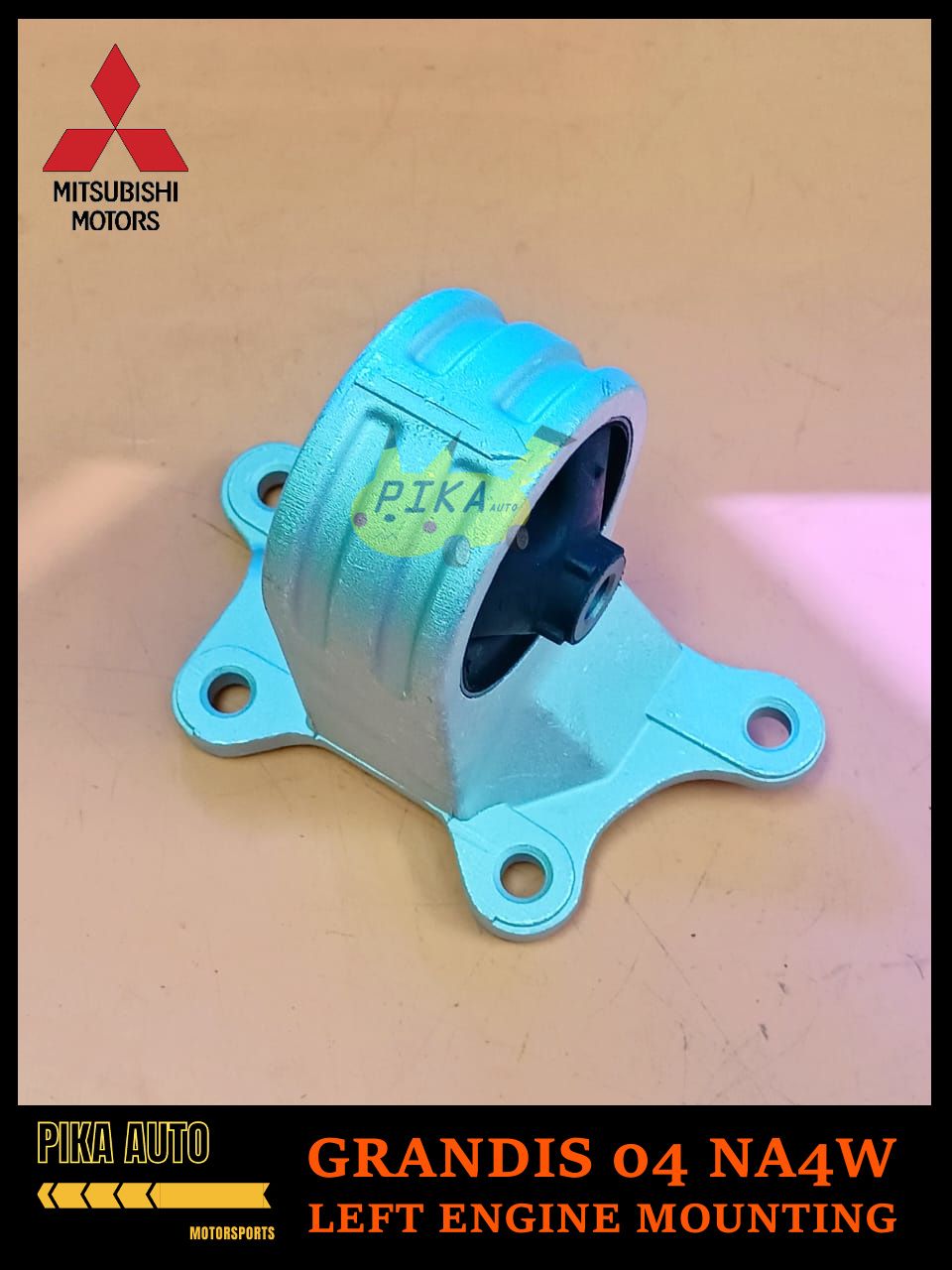 MITSUBISHI MOTORS GRANDIS 04 NA4W LEFT ENGINE MOUNTING MR-995315