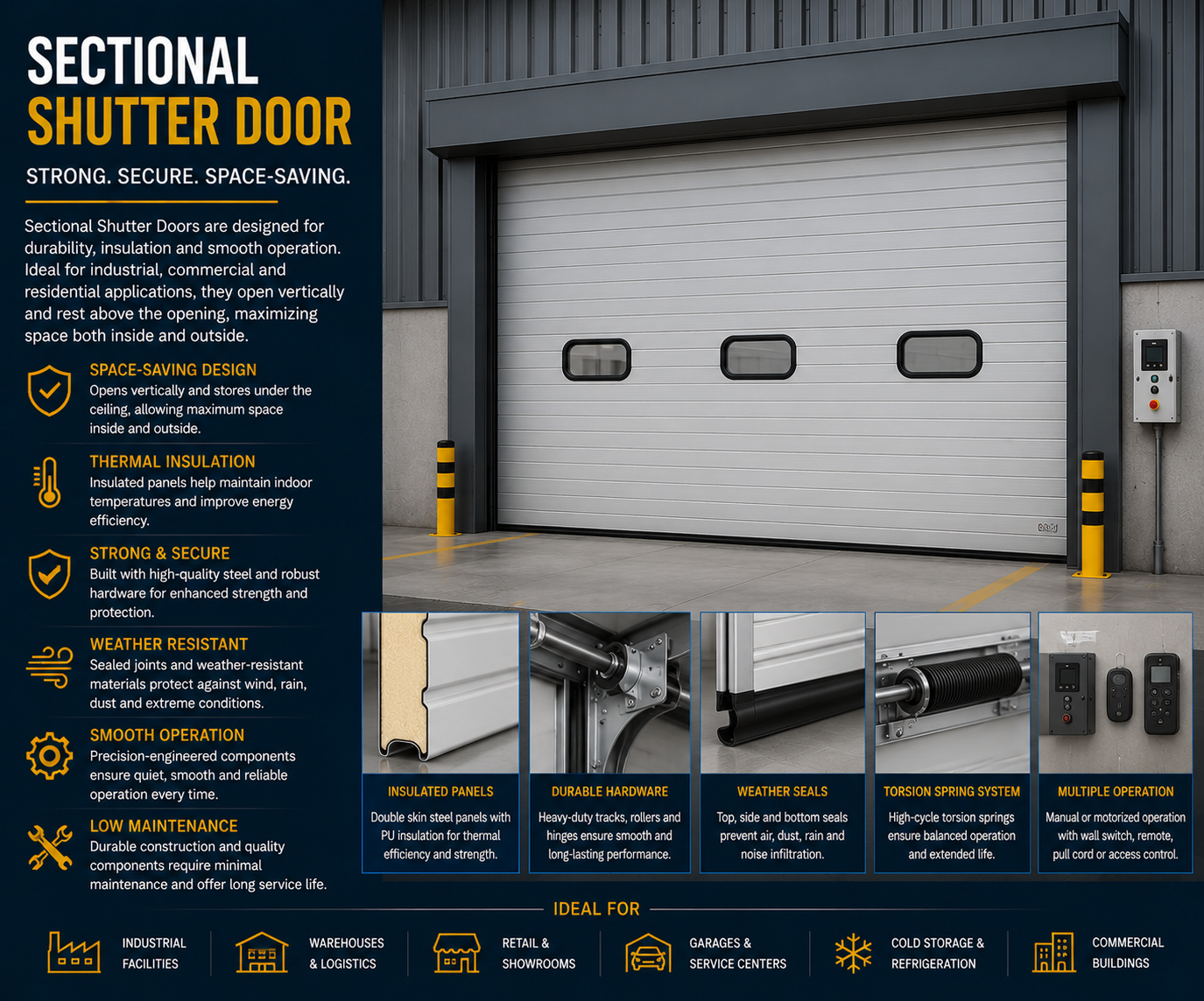 Sectional Shutter Door