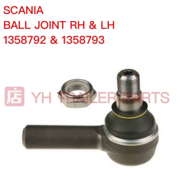 TIE ROD END LEFT & RIGHT SCANIA 1358792 , 1358793