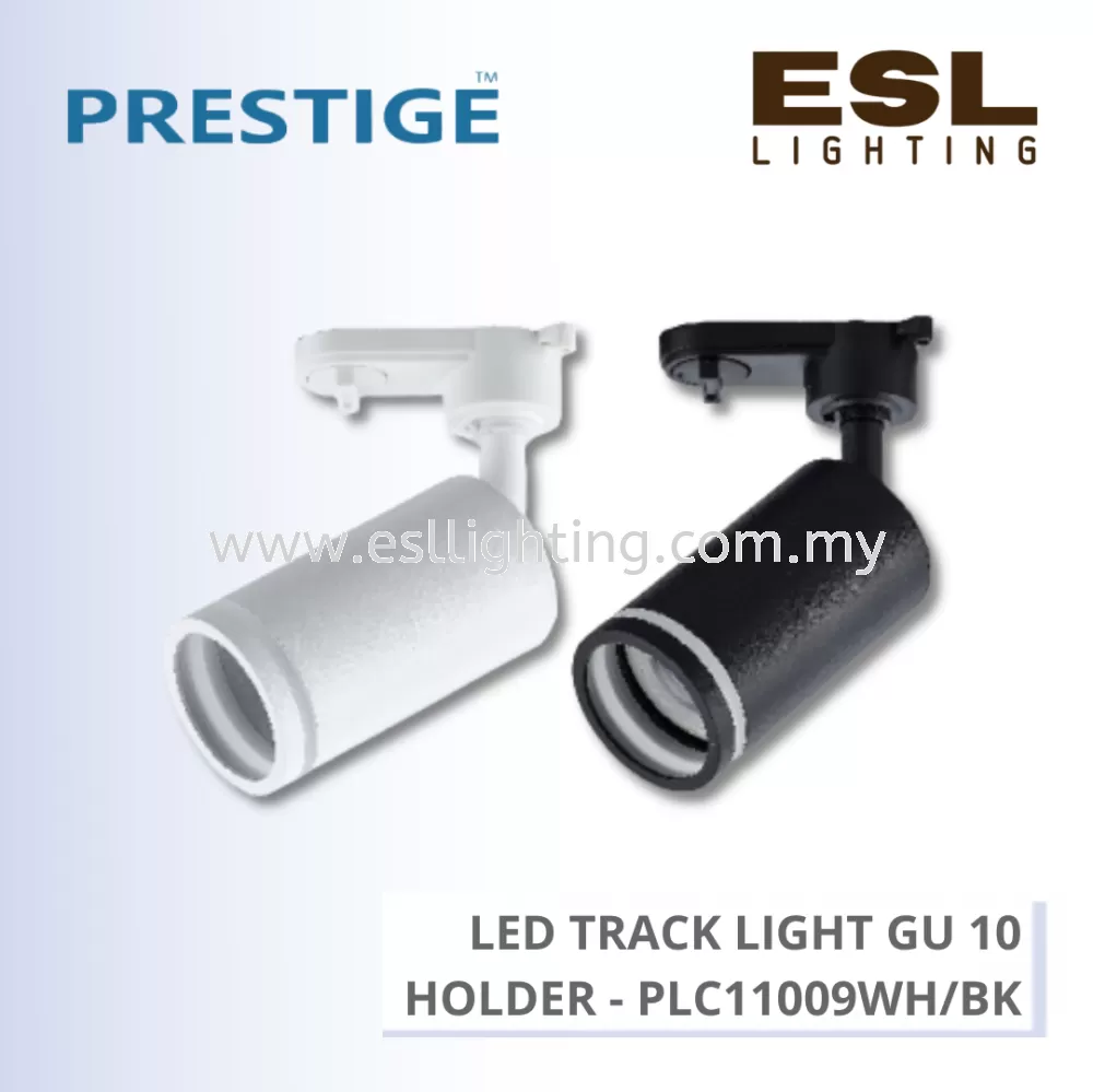 PRESTIGE LED TRACK LIGHT GU 10 HOLDER - PCL11009WH PCL11009BK