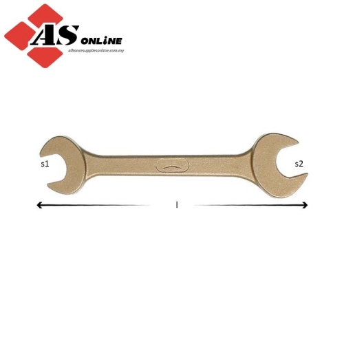 AMPCO Double Open End Wrench 14x15mm (DIN 895) / Model: AB1415