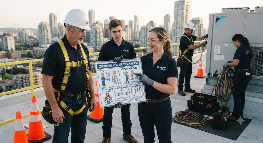 commercial air conditioning technician safety standards