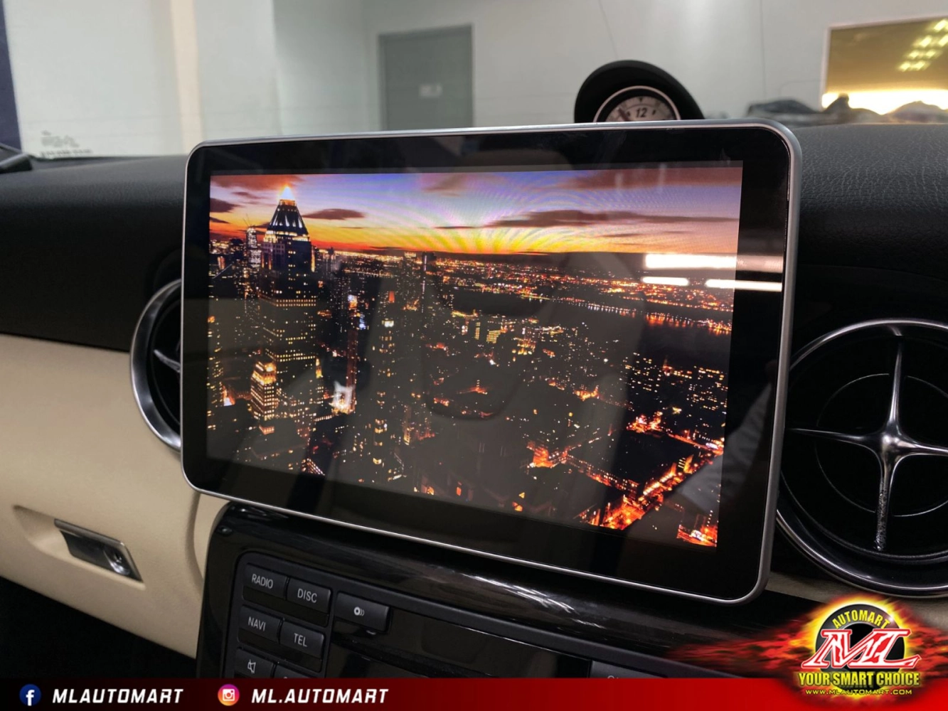 Mercedes Benz SLK Class R172 Android Monitor