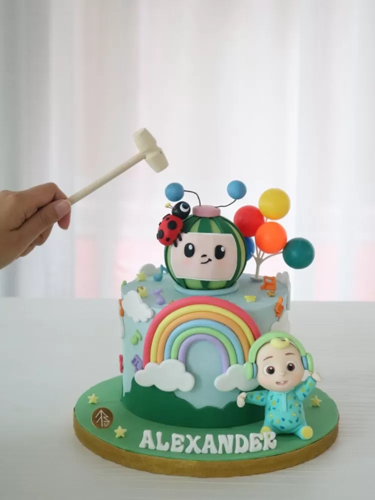 Cocomelon Chocolate Pinata Cake