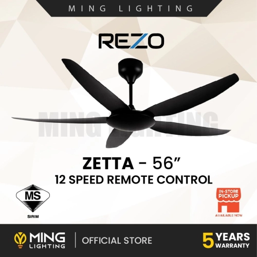 REZO Ceiling Fan ZETTA 56" Signature Model