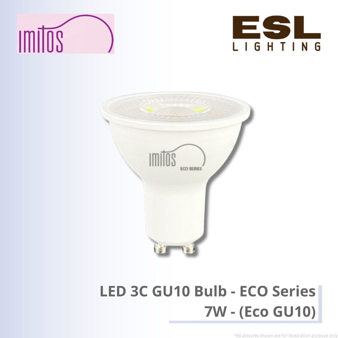 IMITOS LED 3C GU10 Bulb (ECO Series) 7W - Eco GU10