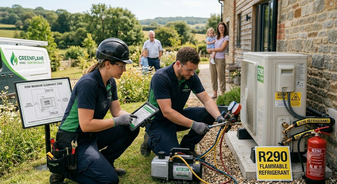 R290 HVAC system installation best practices