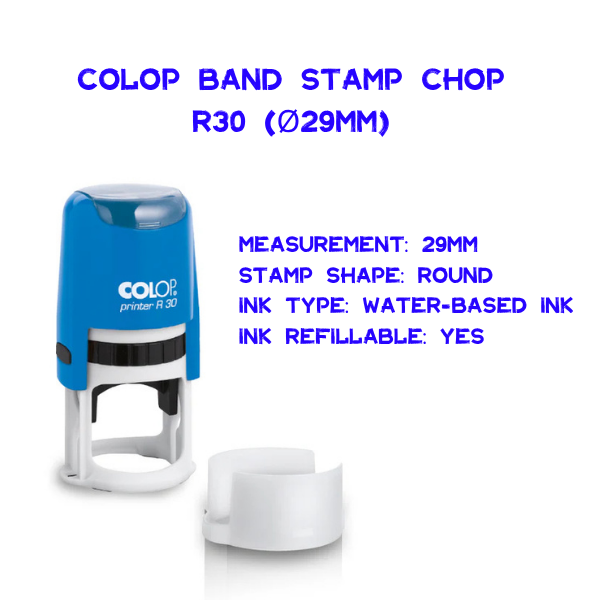 Colop Band Stamp Chop R30
